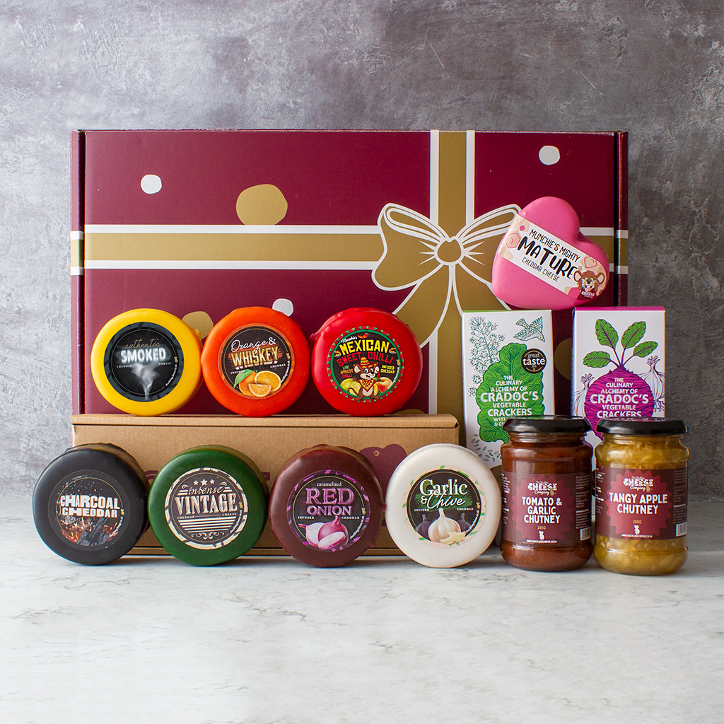 The Ultimate! Cheese Truckle, Chutney & Cracker Gift Hamper
